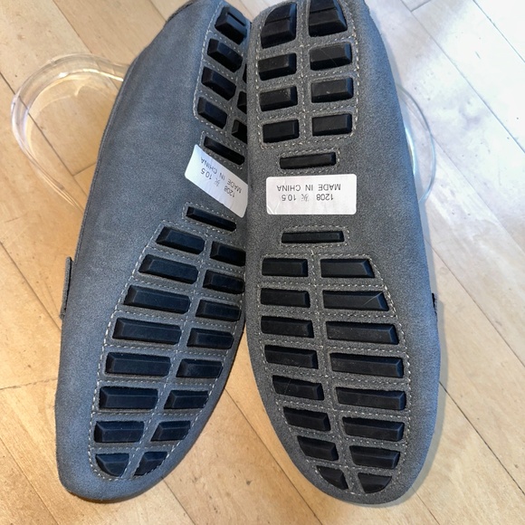 New OSSLUE grey driving flat moccasins, 10.5, PG1470 - Picture 3 of 3